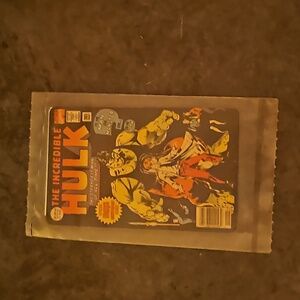 Hulk comic book cover phone card